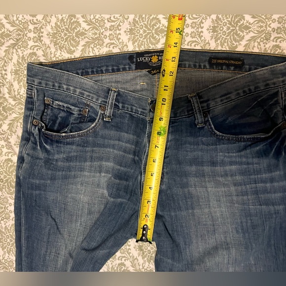 Lucky Men's Blue Jeans 221 Original Straight Vintage Y2K 36 - Picture 3 of 9